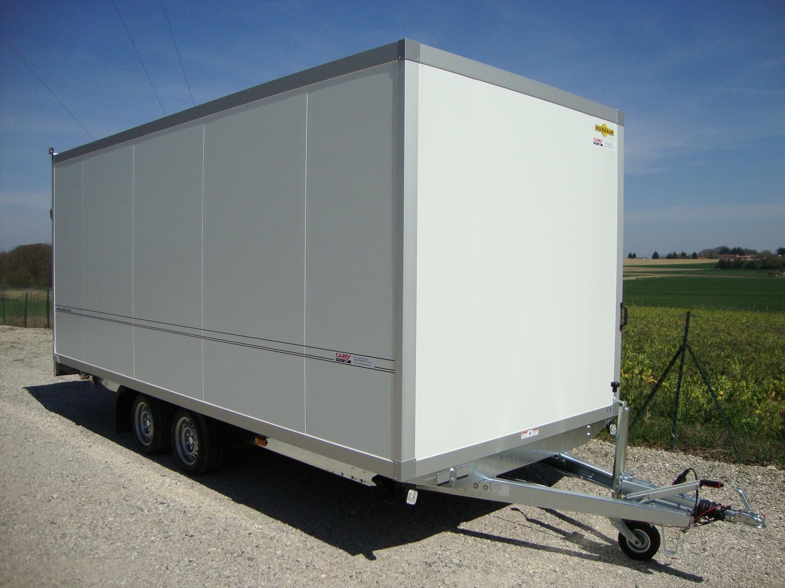 Remorque frigorifique adaptée pour PTAC de 750 kg à 3t5