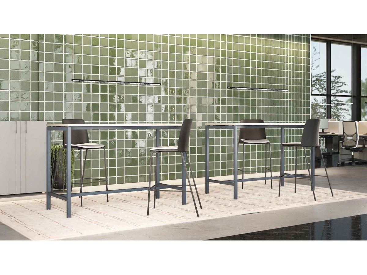 Table haute polyvalente NOVA - idéale pour salles d'étude, réunions, conférences, formations ou bibliothèques_2