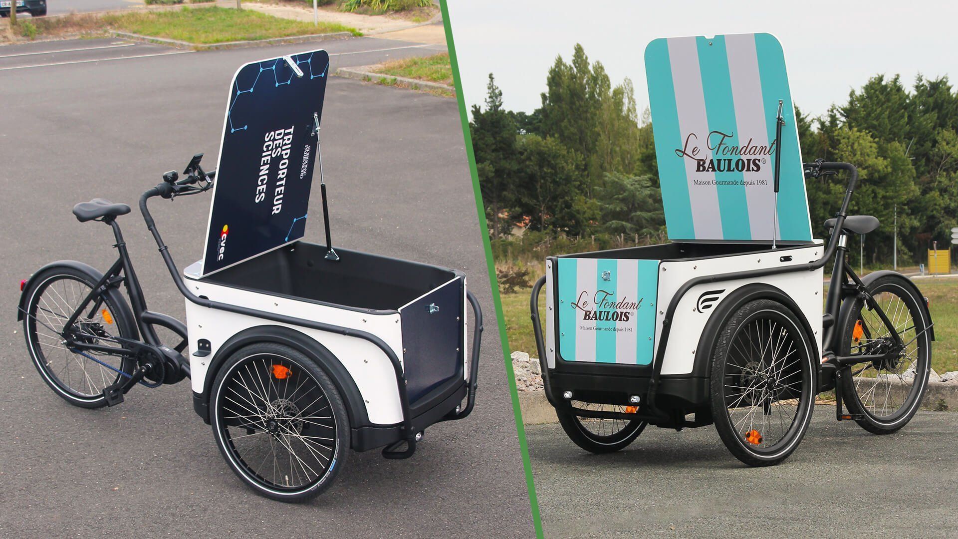 Triporteur Urban Rider Pro avec capacité de 224 litres