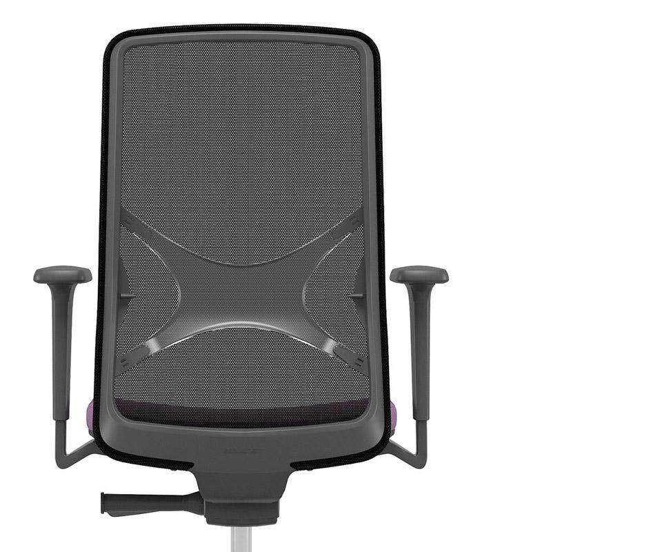 Wind - chaise de bureau ergonomique - Nartubas Furniture UAB - dossier à maillage souple avec support lombaire réglable_2