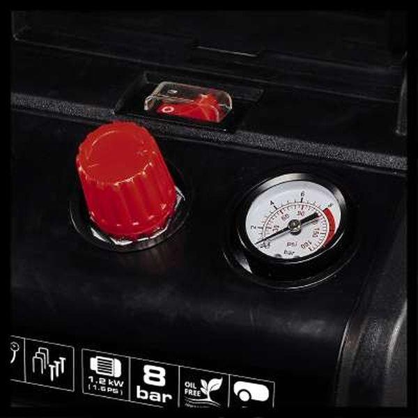 Compresseur mobile TC-AC 190/6/8 OF Set - Réservoir 6L - Pression jusqu'à 8 bar_2