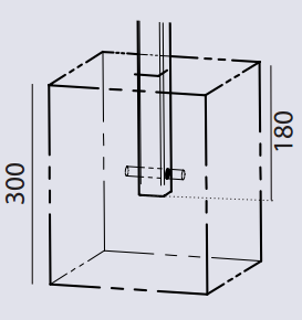 Potelet carrefour à chaînes - finition galva - Ø60 ou Ø76mm - 3 finitions disponibles_2