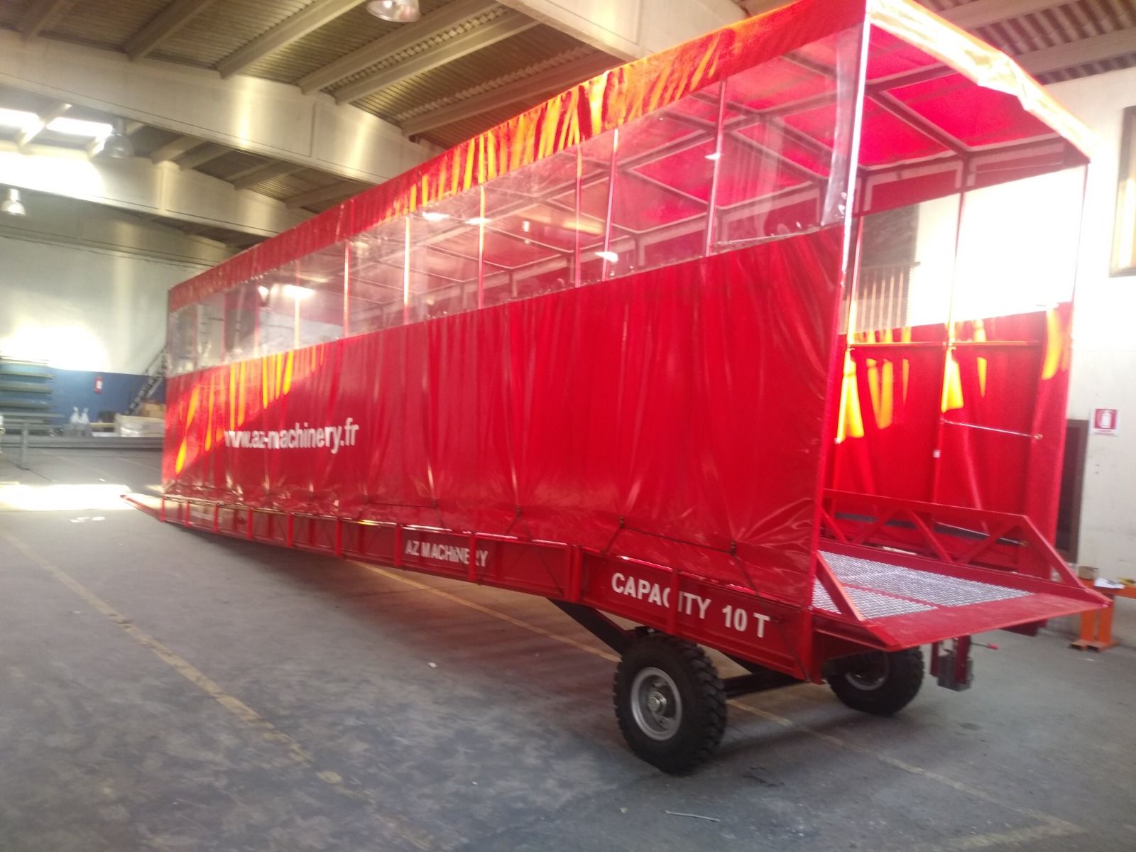 Rampe de quai mobile AZ RAMP EASY XL BCH - utilisation sur sol meuble ou non fini - 6 à 20T - pente longue 10m_2