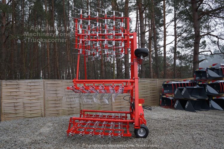 Herse étrille Jar-Met HSJAR900 - 9 mètres, 360 dents, repliage hydraulique_2