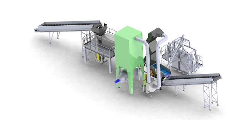 Ligne de lavage à sec pour plastique - sorema_2