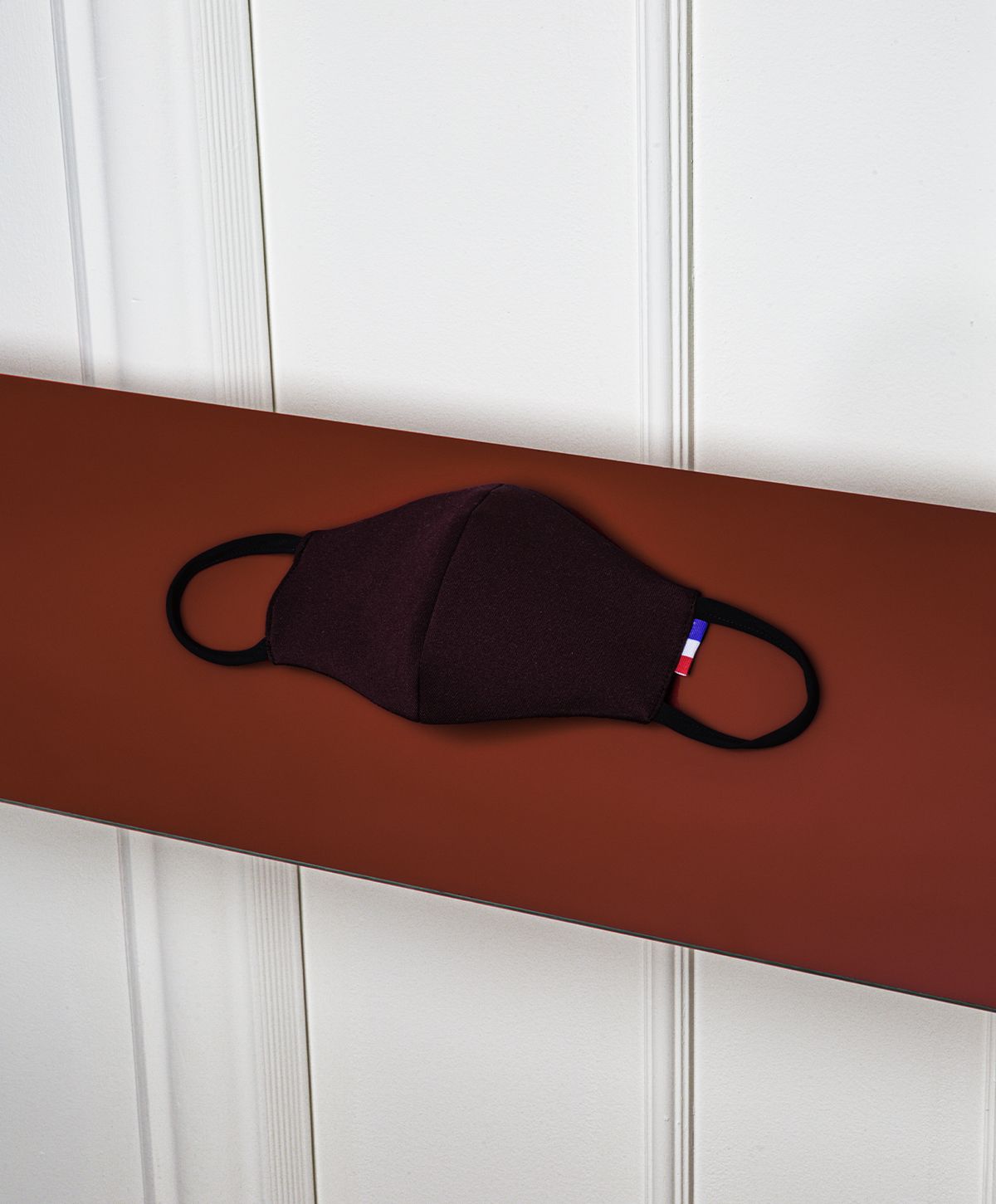 Masque barrière grand public - Aubergine - mixte, lavable, made in France_2