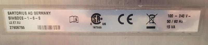 Balance de précision SARTORIUS SIWSDCS-1-6-S  - 6000g / 0,1g_2
