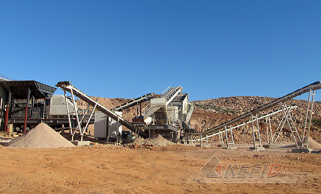 Station mobile de concasseur à mâchoires Kefid - capacité jusqu'à 650 t/h - dimensions compactes_2