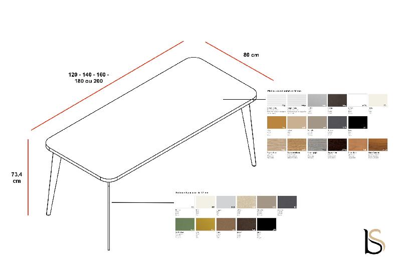 Bureau Manager Blade - Alea - 180, Blanc_2