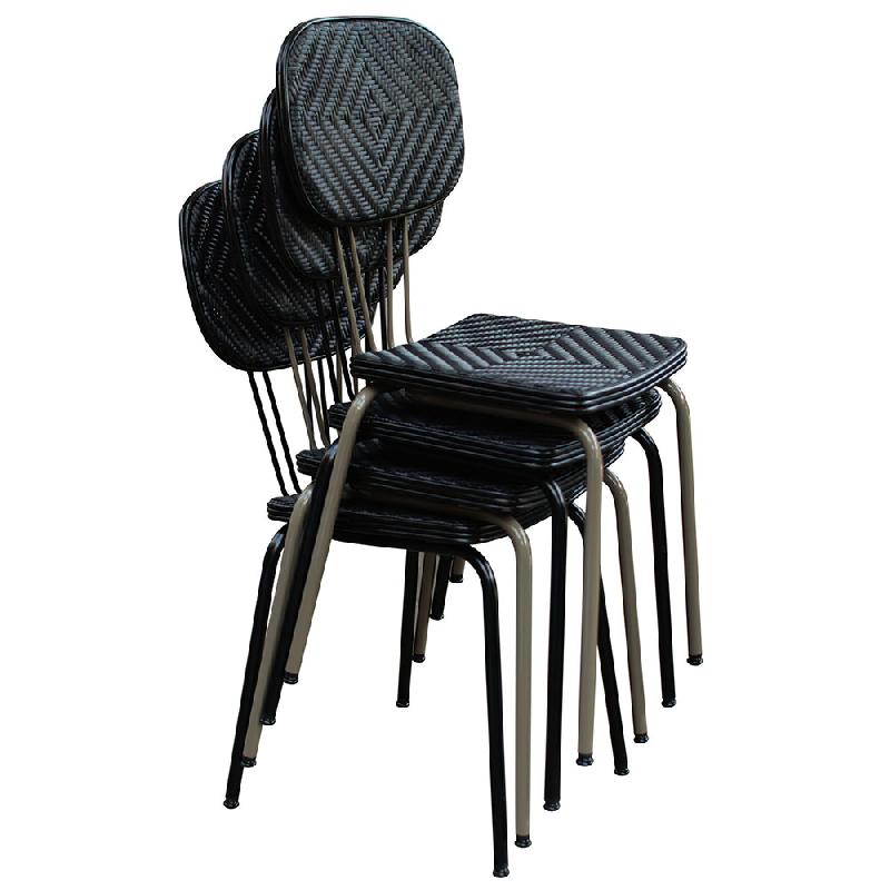 Chaise de restaurant - Gamme Lutetia - Dimensions compactes et design élégant_2