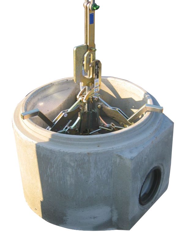 Pince de levage pour regards 2500 kg - AG_SVZ-UNI - Universelle avec réglage progressif des diamètres_2