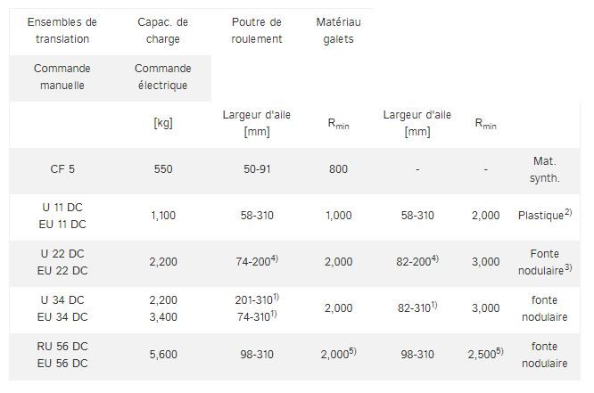 Palan à chaîne DC - Demag Cranes & Components SAS - Charge maxi 550 kg - Chariots manuels et électriques_2