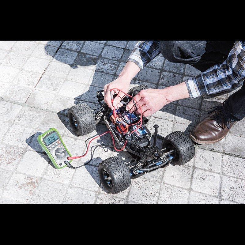 Multimètre PS 7455 - Mesure tension, résistance, température et diodes avec affichage numérique_2