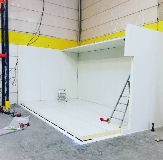 Panneaux isolants de chambre froide pour boucherie, fromagerie, poissonnerie_2