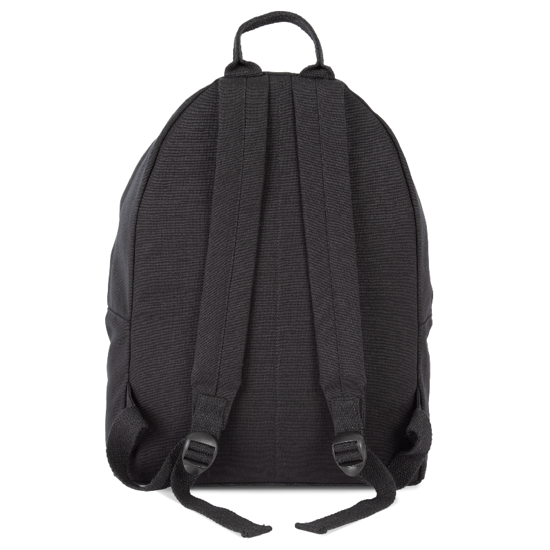 Sac à dos en coton 100% - Réf: KI0935 - Kimood - avec poche avant zippée, dos matelassé et bretelles ajustables_2