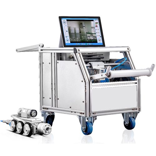 Crawler d'inspection ITV modulaire - XP Motoflex 4MP - caméra couleur 4MP et chariot motorisé IP68_2