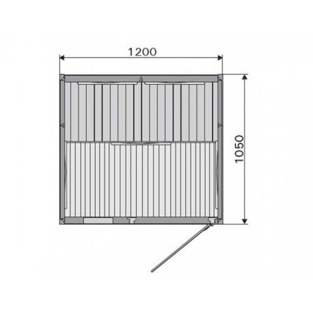 Sauna infrarouge Harvia - 120x105x191 cm - Haut de gamme - 1820 W - Émetteurs IR pour dos et mollets_2