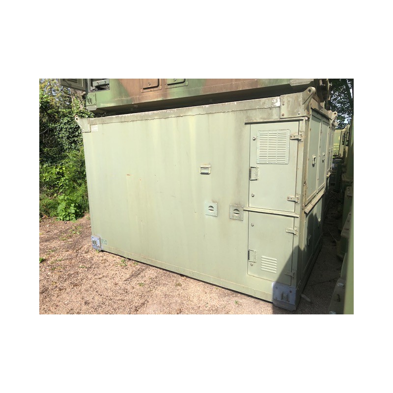 Shelter compact avec panneaux isolants en aluminium