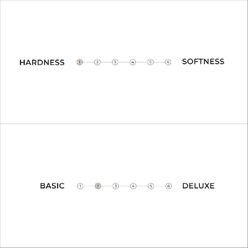 Matelas futon capitonné pour canapé ROOTS - Coloris naturel - Couchage 140 x 200 cm - Épaisseur 12 cm_2