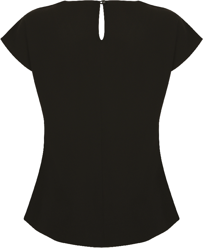 Top col plissé femme Henbury - Réf: H597 - Anti-UV, respirant, séchage rapide_2