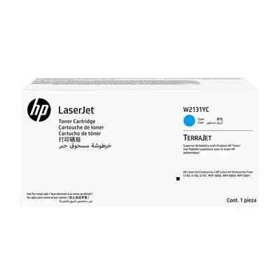 Cartouche de toner cyan Contract LaserJet authentique HP W2131YC_2