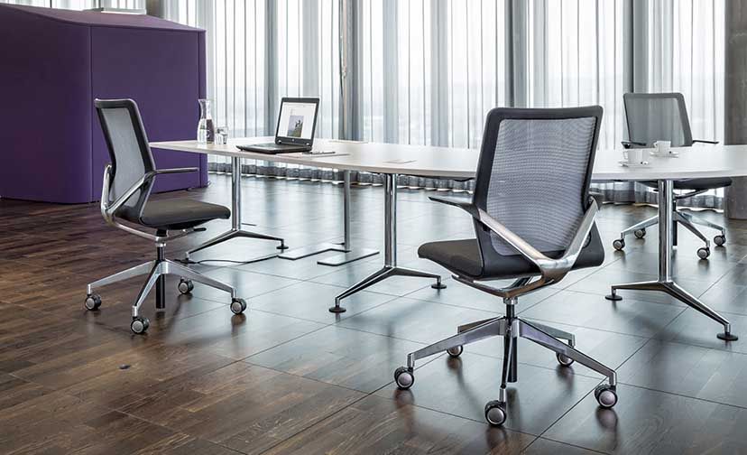 Linq - chaise de bureau - Girsberger France - siège pivotant universel avec système d'inclinaison synchrone_2