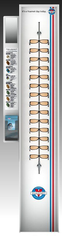 Meuble présentoir mural ou de comptoir pour lunettes