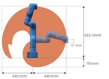 Robot Industriel Collaboratif 6 Axes Ufactory Lite 6 Préhenseur Électrique Gripp_2