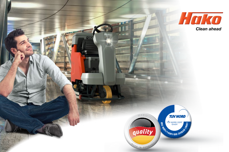 Autolaveuse autoportée Scrubmaster B120 R Hako - nettoyage intensif pour centres commerciaux, industries, gares et aéroports_2