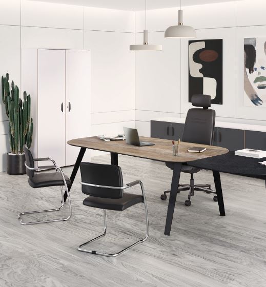 Chaise VISIT - Support en polypro - Pour espaces détente, réunion et accueil_2