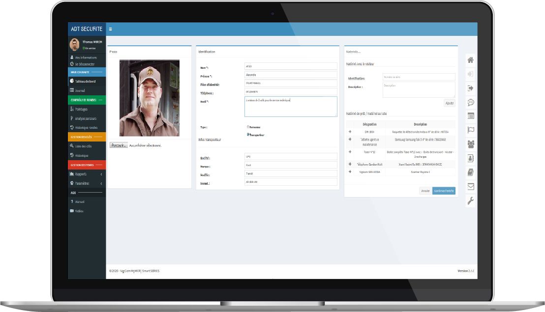 Main courante sur internet - mci web_2