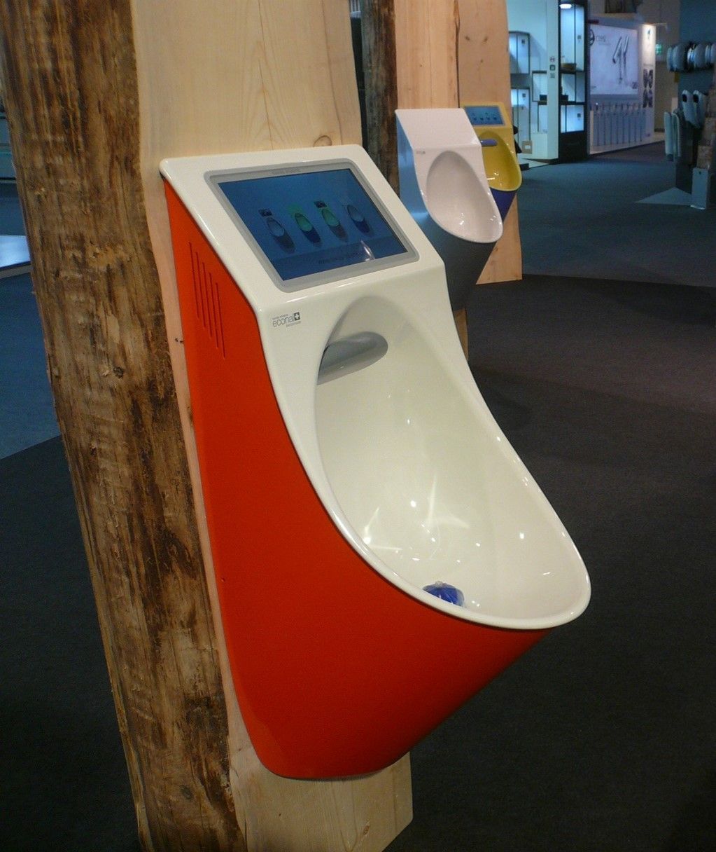 Urinoir en acier émaillé, hybride et écran hd, econeo® 430_3