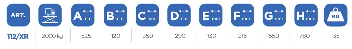 112/XR - Crics rouleurs hydrauliques OMCN - Capacité 2 tonnes - Poids 35 kg_2