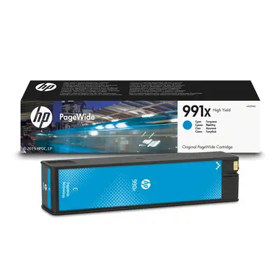 Cartouche dencre cyan PageWide HP 991X grande capacité authentique_2
