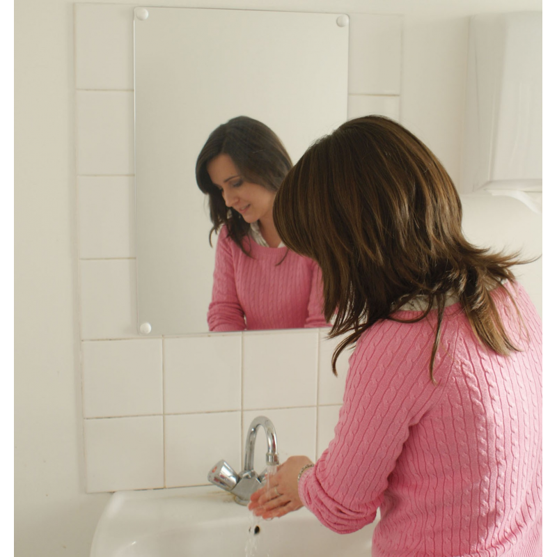 Miroir industrie et logistique - Miroirs plats anti bris de verre - PMMA - Différentes dimensions disponibles_2