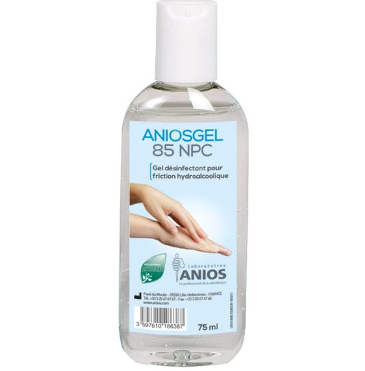Gel hydroalcoolique - Aniosgel 85 NPC - Traitement hygiénique et désinfection des mains - 100 ml_2