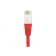 Cordon RJ45 catégorie 5e F/UTP rouge - 15 m - Blindé avec conducteurs aluminium/cuivre - Compatible normes ANSI/TIA 568 et ISO 11801_2