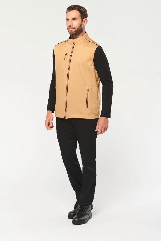 Gilet Day To Day homme - Réf: WK6148 - Ultra résistant, lavable à 60°C, 65% polyester / 35% coton_2
