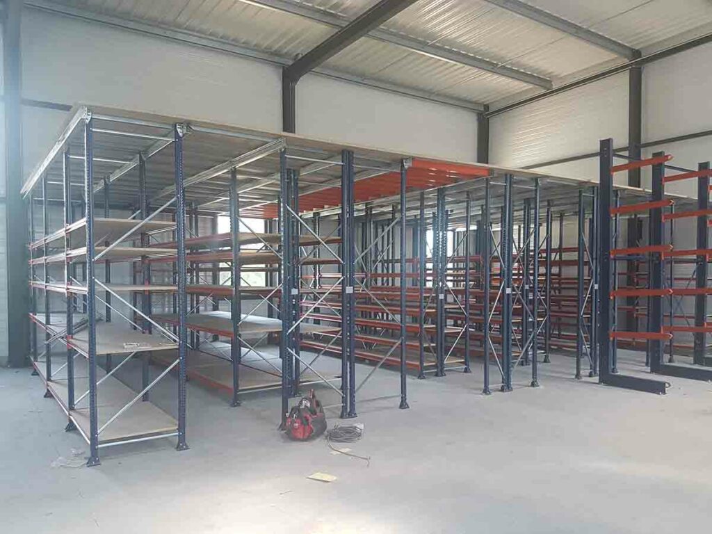 Plateforme sur rayonnage avec capacité de charges au m²_2