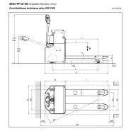 Transpalette électrique TP - ICEM SRL - Capacité de charge 1600 à 3000 kg - Technologie triphasée et châssis compact_2