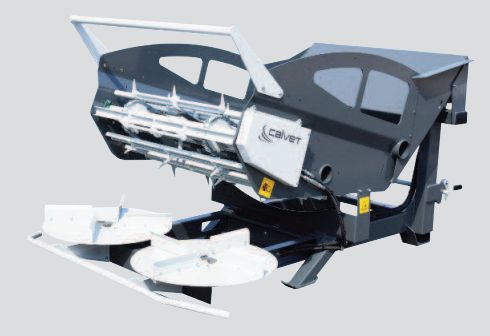 Dérouleuse agricole pour balles rondes de foin, paille et luzerne