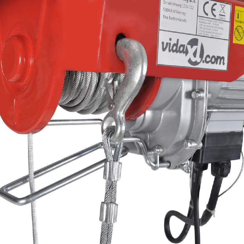 Vidaxl palan électrique 1000 w 200/400 kg 141277_2