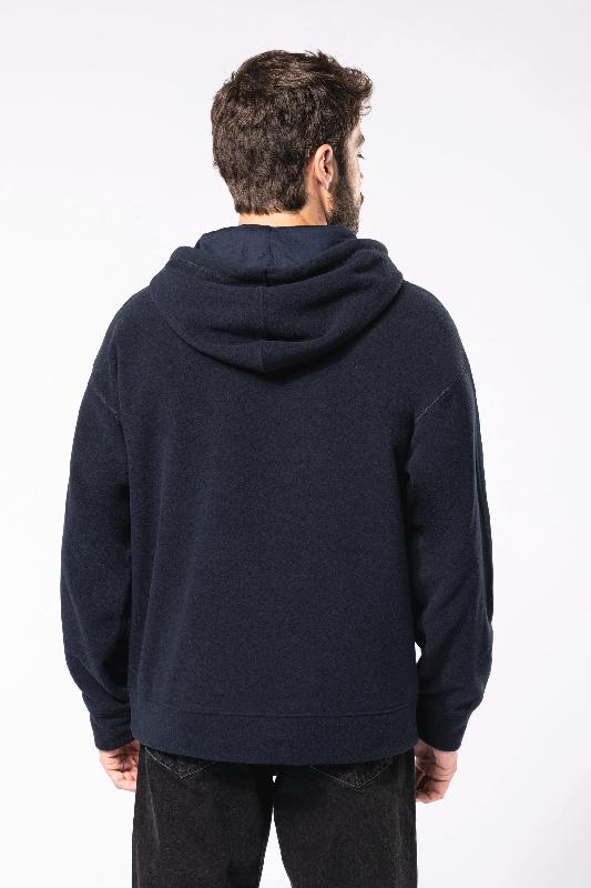 Sweat-shirt à capuche oversize unisexe en micropolaire recyclée - Kariban - Réf: K949_2