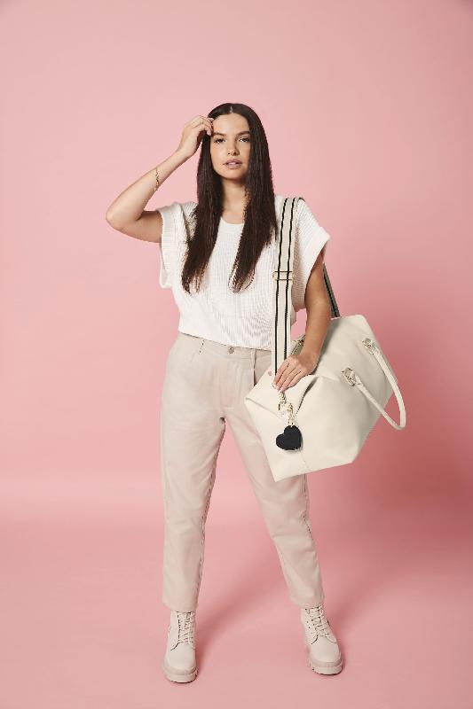 Porte-clés cœur - simili cuir saffiano - Bag Base - Réf: BG746_2