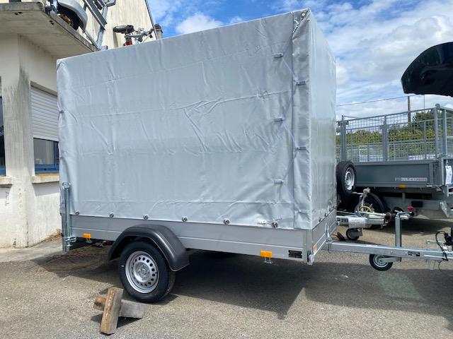 Remorque bagagère en aluminium - MCALU PRO - PTAC 750 Kg - 255 x 133 cm - 1 essieu - Saris - Reference AT 480 200 3500 3 K_2