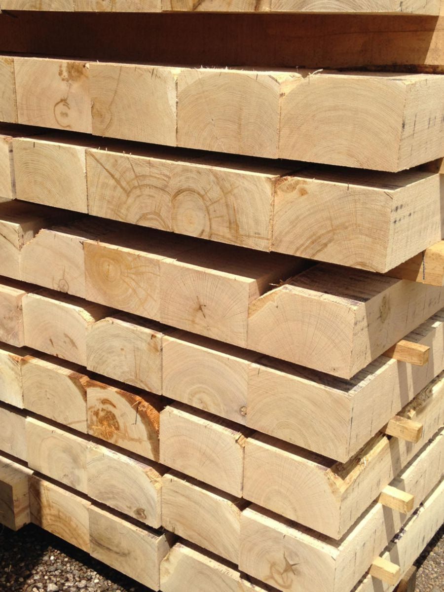 Traverse paysagère chêne - point p - 120x200x2600 mm_2