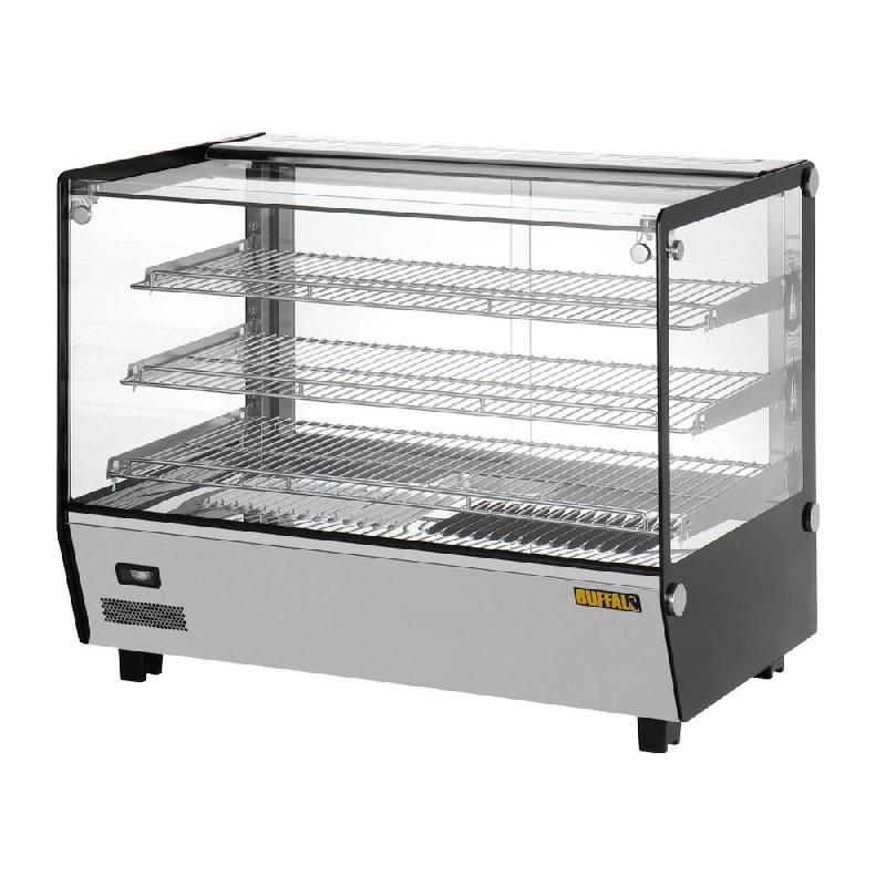 Vitrine chauffante de comptoir carrée Buffalo 160L | Buffalo - HW924_2