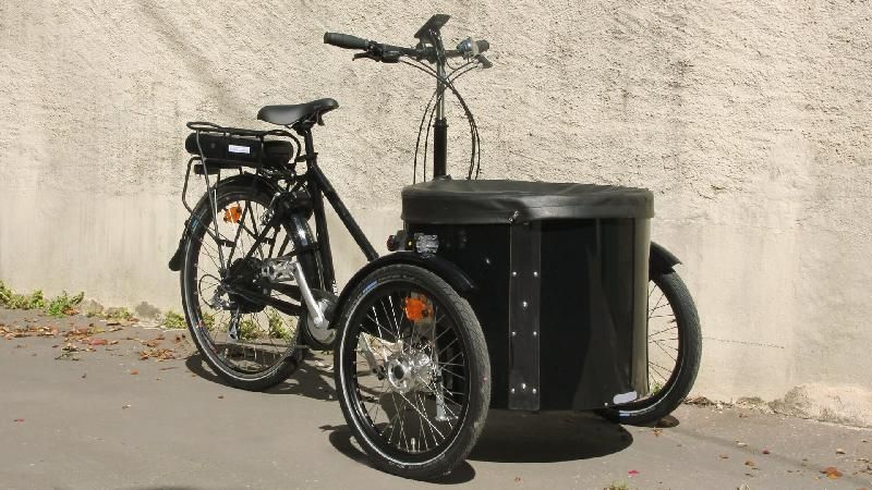 Triporteur électrique Nihola Low Single - maniable et compact avec moteur Bafang 250W_2
