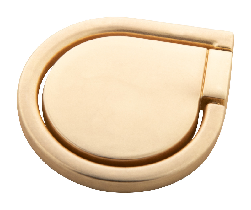 Support pour téléphone portable - anneau de support mobile en métal - base autocollante - couleur doré - 12.5 g_2