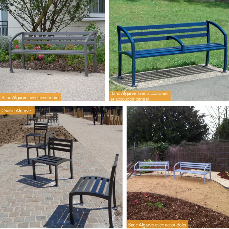 Banc ALGARVE tout acier_2